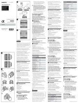 Sony SEL24240 Bruksanvisning