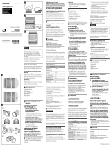 Sony SEL18200LE Bruksanvisning