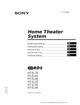 Sony HT-SL50 Bruksanvisning