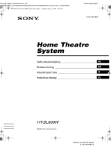 Sony HT-SL900W Bruksanvisning