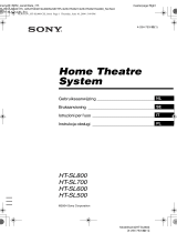 Sony HT-SL600 Bruksanvisning