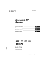 Sony dav-s 400 Bruksanvisning