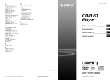 Sony dvp ns 9100 Bruksanvisning