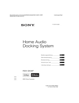 Sony RDH-SK8iP Bruksanvisning