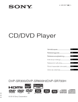 Sony DVP-SR600H Bruksanvisning