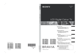 Sony KDL-26P3020 Bruksanvisning