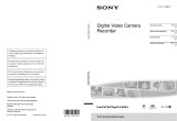 Sony DCR-SX85E Bruksanvisning