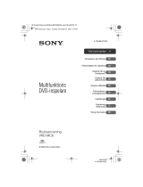 Sony VRD-MC6 Bruksanvisning
