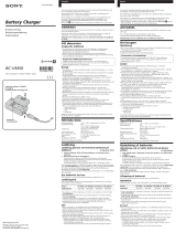 Sony BC-VM50 Bruksanvisning