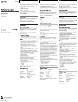 Sony BC-VC10 Bruksanvisning
