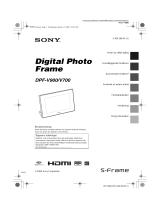 Sony DPF-V900 Bruksanvisning