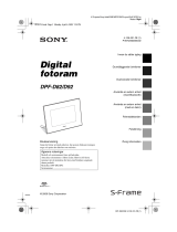 Sony DPF-D82 Bruksanvisning