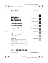 Sony DPF-X800 Bruksanvisning