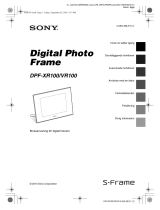 Sony DPF-VR100 Bruksanvisning