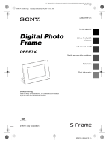 Sony DPF-E710 Bruksanvisning