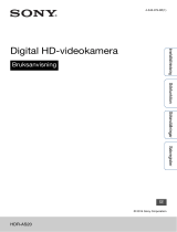 Sony HDR-AS20 Bruksanvisning