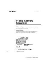 Sony CCD-TRV12E Bruksanvisning