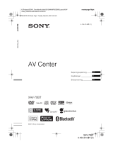 Sony XAV-70BT Bruksanvisning