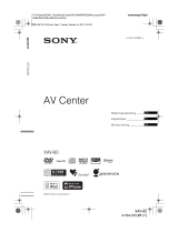 Sony XAV-60 Bruksanvisning