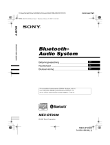 Sony MEX-BT2500 Bruksanvisning