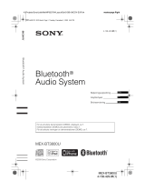 Sony MEX-BT3800U Bruksanvisning