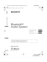 Sony MEX-BT2700 Bruksanvisning