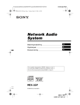 Sony MEX-1GP Bruksanvisning