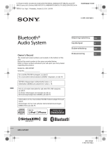 Sony MEX-M70BT Bruksanvisning