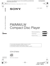Sony CDX-GT450U Bruksanvisning