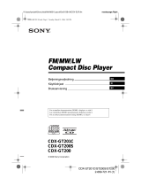 Sony CDX-GT200 Bruksanvisning