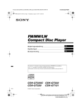 Sony CDX-GT220 Bruksanvisning
