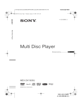 Sony MEX-DV1500U Bruksanvisning