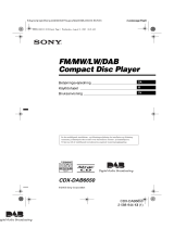 Sony CDX-DAB6650 Bruksanvisning