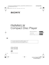 Sony CDX-GT230 Bruksanvisning