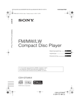 Sony CDX-GT530UI Bruksanvisning
