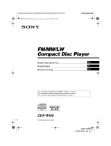 Sony CDX-R450 Bruksanvisning