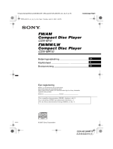 Sony CDX-MR10 Bruksanvisning