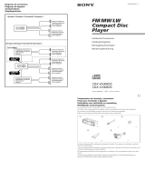 Sony CDX-5100RDS Installationsguide