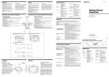 Sony XM-460GTX Bruksanvisning