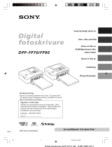 Sony DPP-FP70 Bruksanvisning