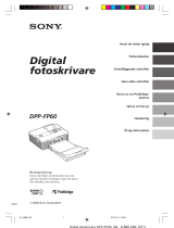 Sony DPP-FP60 Bruksanvisning