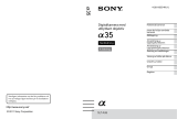 Sony SLT-A35 Bruksanvisning