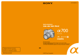 Sony DSLR-A700 Bruksanvisning