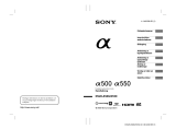 Sony DSLR-A500L Bruksanvisning