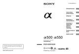 Sony DSLR-A550 Bruksanvisning