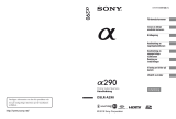 Sony DSLR-A290 Bruksanvisning