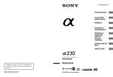 Sony DSLR-A230H Bruksanvisning