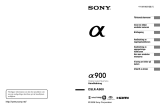 Sony DSLR-A900 Bruksanvisning