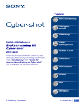 Sony DSC-S950 Bruksanvisning