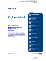 Sony DSC-S800 Bruksanvisning